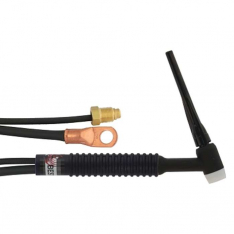 Best Welds 17252, 17 TIG Torch Package, Air Cooled, 150 A, Rigid Head, 2-Pc 12.5 ft Cable, Rubber, 9