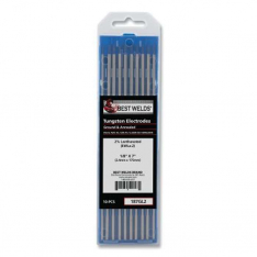 Best Welds 187GL2, 2% Lanthanated Tungsten Electrode, 1/8 in x 7 in, 10 PK, 900-187GL2