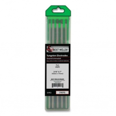Best Welds 3167G, Pure Ground Tungsten Electrode, 3/16 in x 7 in, 5 PK, 900-3167G
