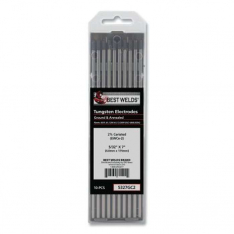 Best Welds 5327GC2, 2% Ceriated Ground Tungsten Electrode, 5/32 in x 7 in, 10 PK, 900-5327GC2