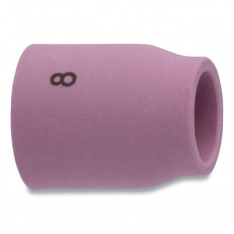 Best Welds 53N61S, Alumina Nozzle TIG Cup, 1/2 in, Size 8, For Torch 20, 22, 25, 9, Small Gas Lens, 