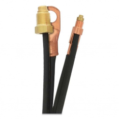 Best Welds 57Y012, TIG Power Cable, For 9, 9FMT, 17, 17FMT, 24FMT, 150M Series Torches, 12.5 ft, 2-P