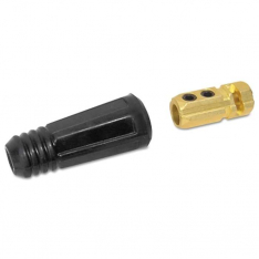 Best Welds BK95, Dinse Style Cable Plug and Socket, Female, Ball Point Connection, 3/0 AWG to 2/0 AW