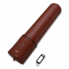 Best Welds RST-14-BROWN, Rod Storage Tube, 10 lb Capacity, High Impact Polyethylene, 14 in L, Brown,