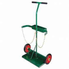 Best Welds CTR8, Wheeled Cylinder Truck, 8 in x 19-1/2 in Base Plate, 8 in Wheels, 900-CTR-8