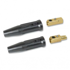 Best Welds LC40, Cable Connector, LC40 Male/Female, Ball Point Connection, 1/0 AWG to 2/0 AWG Cable 