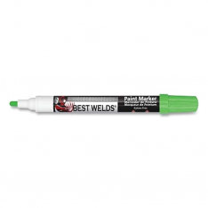 Best Welds 97866, Paint Marker, Reversible Bullet/Bullet Tip, Green, 900-PAINTMKR-GRN
