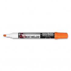 Best Welds 97865, Paint Marker, Reversible Bullet/Bullet Tip, Orange, 900-PAINTMKR-OR