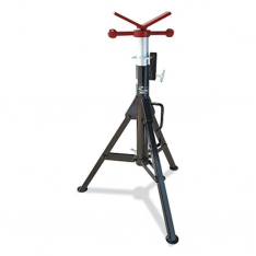 Best Welds PSHJV12S, Hi-Jack Style Pipe Stand, V-Head, 2500 lb Cap, 1/2 in to 18 in Pipe, 28 in to 4
