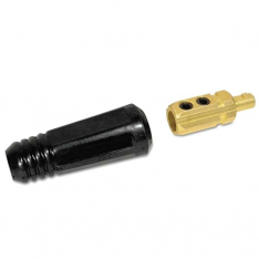 Best Welds SK95, Dinse Style Cable Plug and Socket, Male, Ball Point Connection, 3/0 AWG to 2/0 AWG 