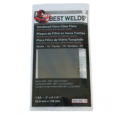Best Welds 93210711, Glass Filter Plate, Shade 11, 4-1/2 in x 5-1/4 in, Green, 901-932-107-11