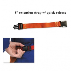 Best Welds 440118, Leather Apron Waist Extension, 8 in, Nylon, Red, 902-44-0118