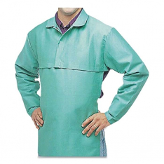 Best Welds CA650XL, FR Cotton Sateen Cape Sleeves, Hook-and-Loop, X-Large, Visual Green, 902-CA-650-