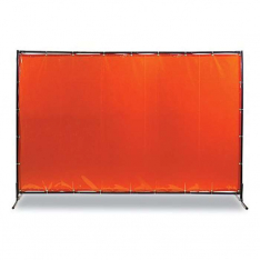 Best Welds CURTAIN5X8ORG, Welding Curtain, 5 ft X 8 ft, PVC, Orange, 14 mil, 902-CURTAIN-5X8-ORG