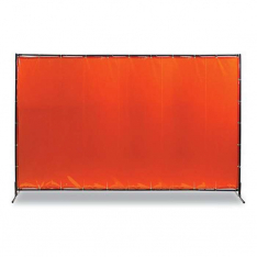 Best Welds CURTAIN6X10ORG, Welding Curtain, 6 ft X 10 ft, PVC, Orange, 14 mil, 902-CURTAIN-6X10-ORG