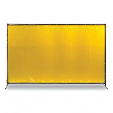 Best Welds CURTAIN6X10YEL, Welding Curtain, 6 ft x 10 ft, PVC, Yellow, 14 mil, 902-CURTAIN-6X10-YEL