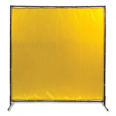 Best Welds CURTAIN6X6YEL, Welding Curtain, 6 ft X 6 ft, PVC, Yellow, 14 mil, 902-CURTAIN-6X6-YEL