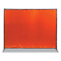 Best Welds CURTAIN6X8ORG, Welding Curtain, 6 ft X 8 ft, PVC, Orange, 14 mil, 902-CURTAIN-6X8-ORG
