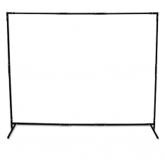 Best Welds CURTAINFRAME, Curtain Frame, 6 ft X 6 ft Expandable to 6 ft X 8 ft, Steel, Black, 902-CUR