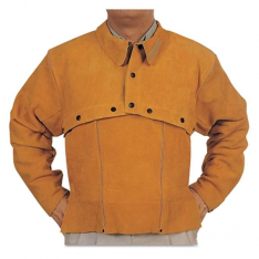 Best Welds Q22XL, Leather Cape Sleeves, Snaps Closure, 2X-Large, Golden Brown, 902-Q-2-2XL