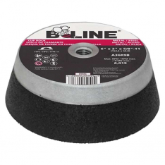 B-Line Abrasives 90997, Cup Wheel, 6 in dia, 2 in Thick, 5/8 in-11 Arbor, 36 Grit, Alum Oxide, 903-0