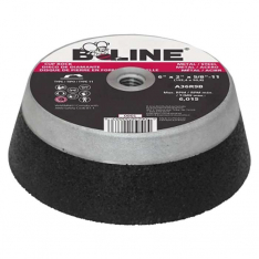B-Line Abrasives 90995, Cup Wheel, 6 in dia, 2 in Thick, 5/8 in-11 Arbor, 36 Grit, Alum Oxide, 903-0