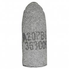 B-Line Abrasives 90956, Cone, 1 in dia, 3 in Thick, 3/8 in-24 Arbor, 24 Grit, Alum Oxide, T16, 903-C
