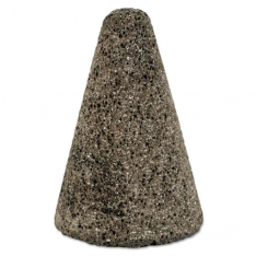 B-Line Abrasives 90964, Cone, 3 in dia, 3 in Thick, 5/8 in-11 Arbor, 24 Grit, Alum Oxide, T16, 903-C