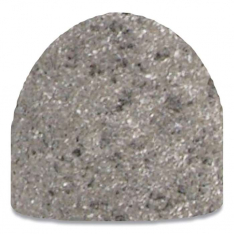 B-Line Abrasives 90975, Plug, 1-1/2 in dia, 3 in Thick, 3/8 in-24 Arbor, 24 Grit, Alum Oxide, T18R,