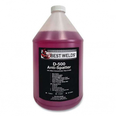 Best Welds D5001GAL, Anti-Spatter, D-500, 1 gal Jug, Red, 905-D-500-1GAL