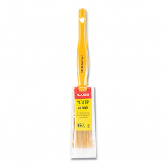 WOOSTER 912-0Q31080010, Soft Tip Paint Brushes, 1 in W, Synthetic blend, plastic handle